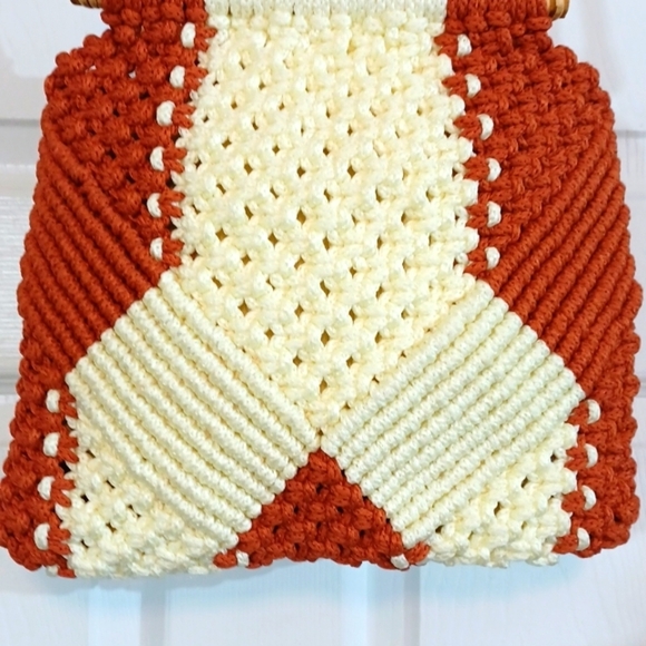 Handmade macrame bag - Picture 3 of 10